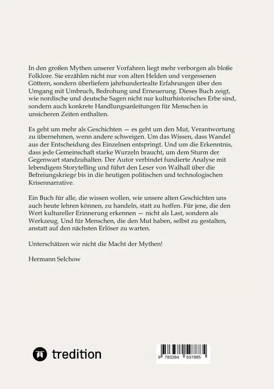 Rückseite: 9783384597885 | Die Erben der Legenden | Deutsche Mythen im Spiegel der Gegenwart