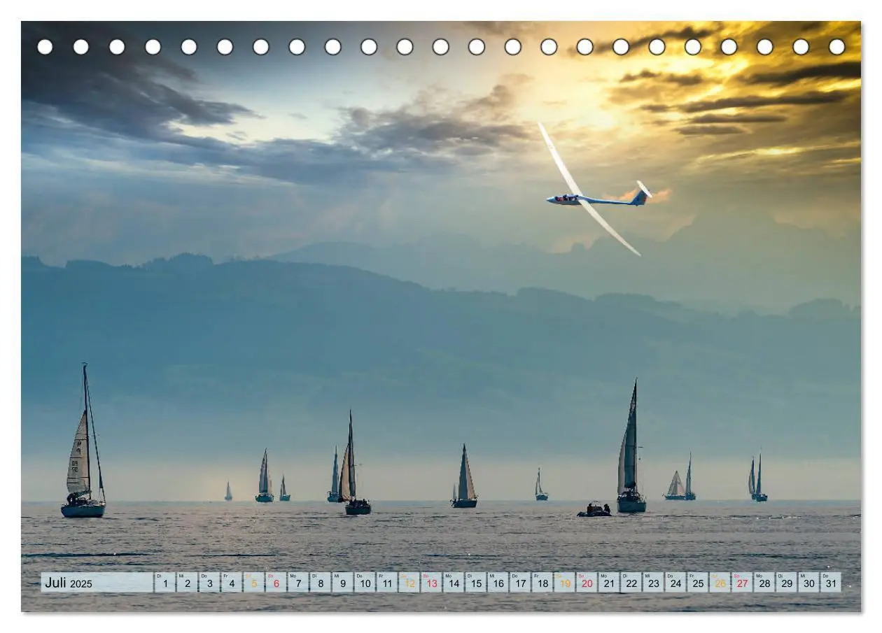 Bild: 9783435147885 | Segelflug, ein Stück Freiheit (Tischkalender 2025 DIN A5 quer),...