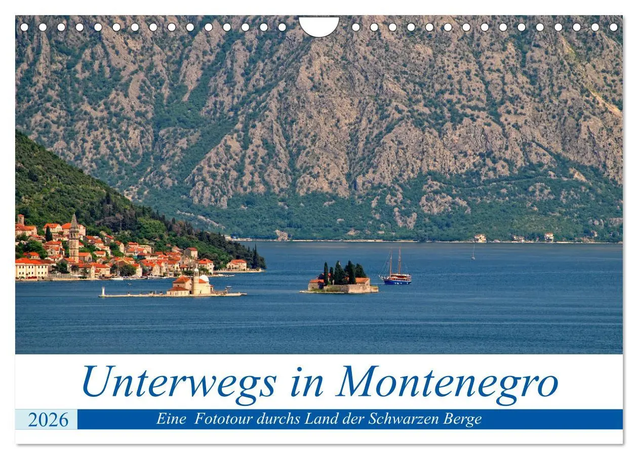 Cover: 9783457857885 | Unterwegs in Montenegro (Wandkalender 2026 DIN A4 quer), CALVENDO...