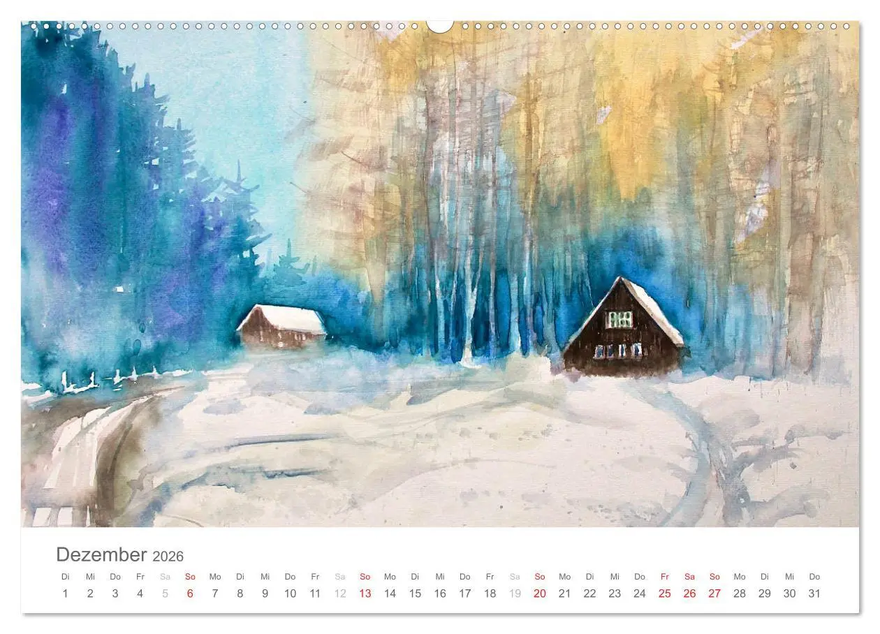 Bild: 9783516017885 | Faszination Aquarell - Eckard Funck (Wandkalender 2026 DIN A2...