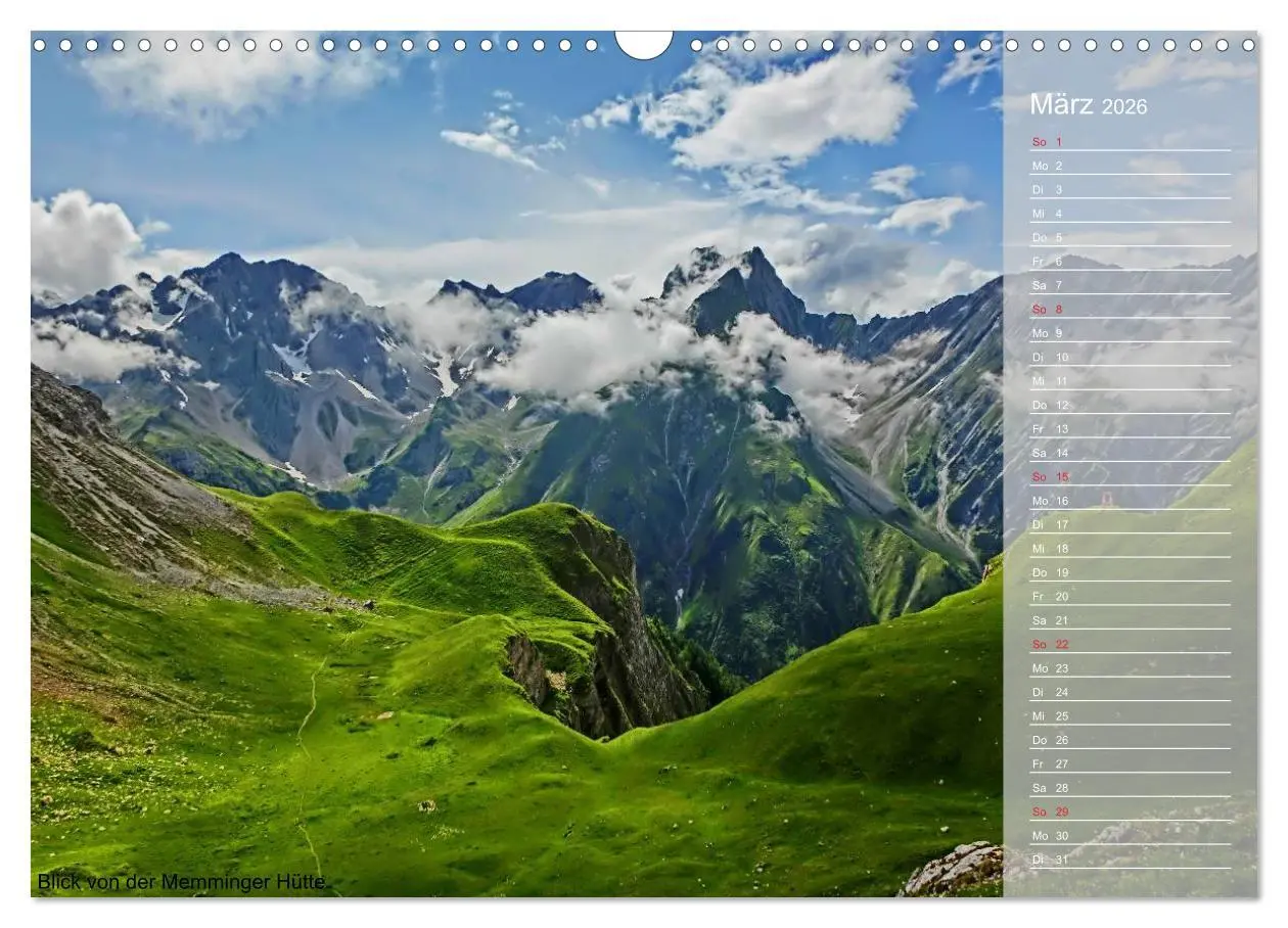 Bild: 9783516187885 | Alpenüberquerung (Wandkalender 2026 DIN A3 quer), CALVENDO...