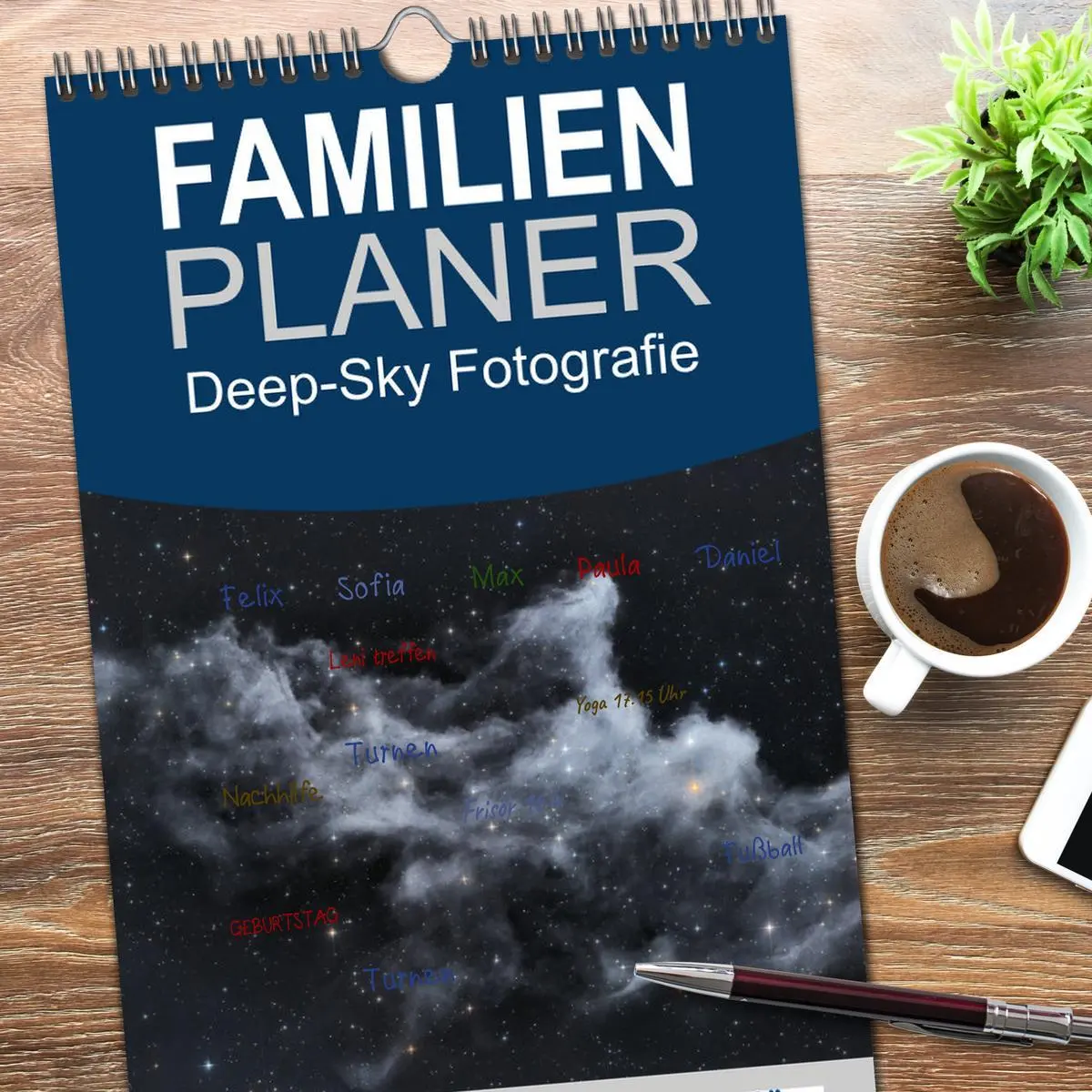 Bild: 9783516497885 | Familienplaner 2026 - Deep-Sky Fotografie mit 5 Spalten...