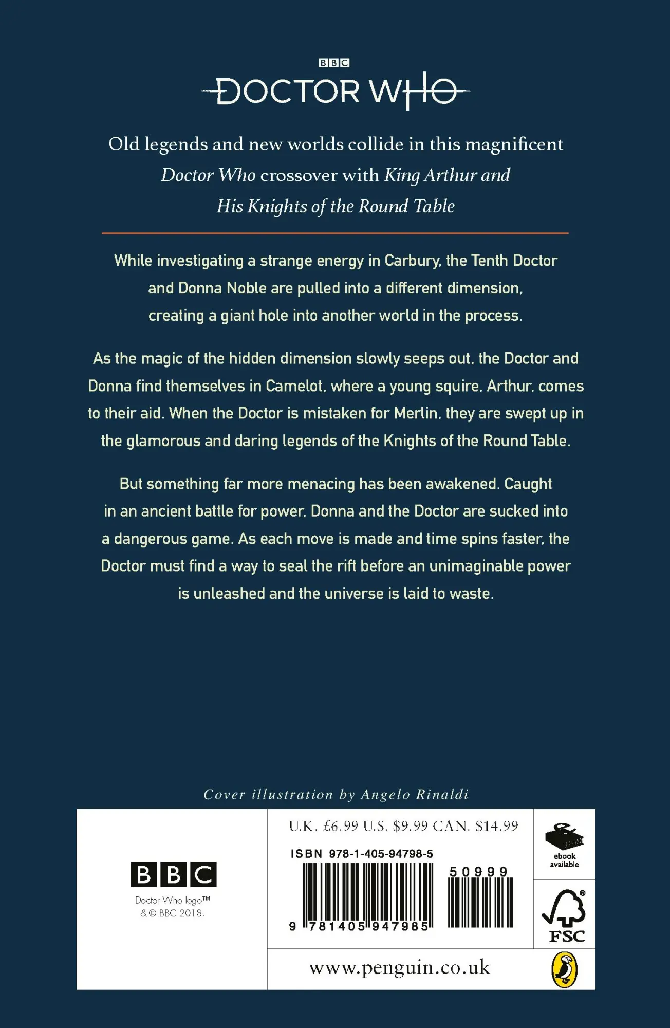 Rückseite: 9781405947985 | Doctor Who: Legends of Camelot | Jacqueline Rayner | Taschenbuch