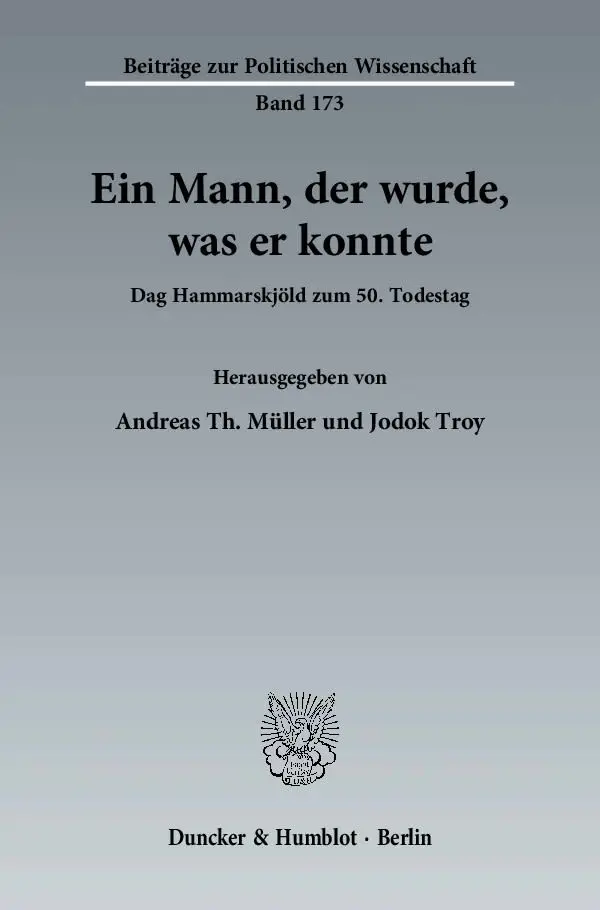 Cover: 9783428137985 | Ein Mann, der wurde, was er konnte. | Andreas Th. Müller (u. a.)