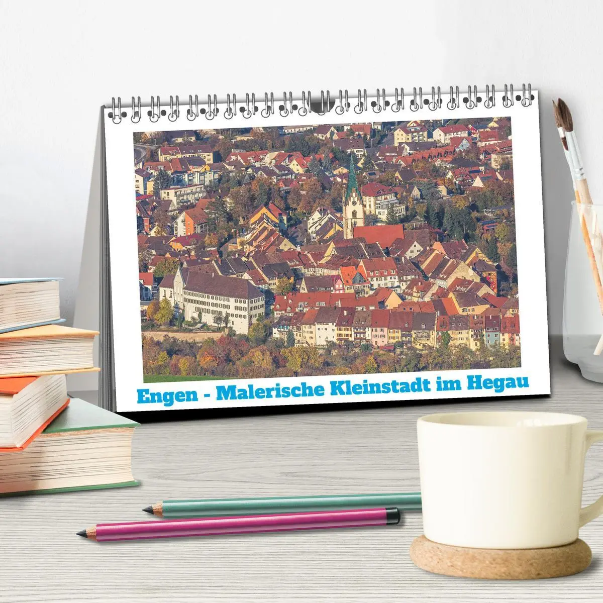 Bild: 9783457397985 | Engen - Malerische Kleinstadt im Hegau (Tischkalender 2026 DIN A5...