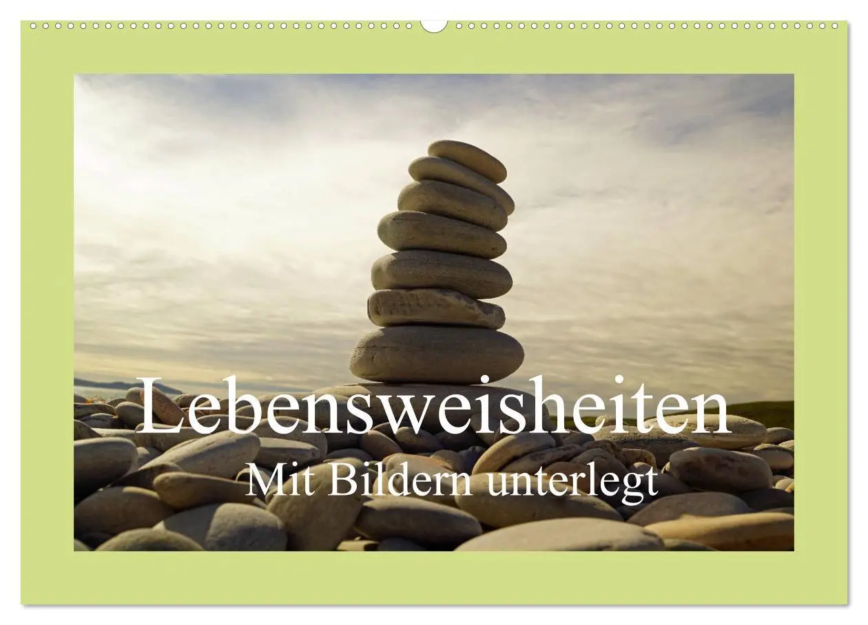 Cover: 9783457917985 | Lebensweisheiten mit Bildern unterlegt (Wandkalender 2026 DIN A2...
