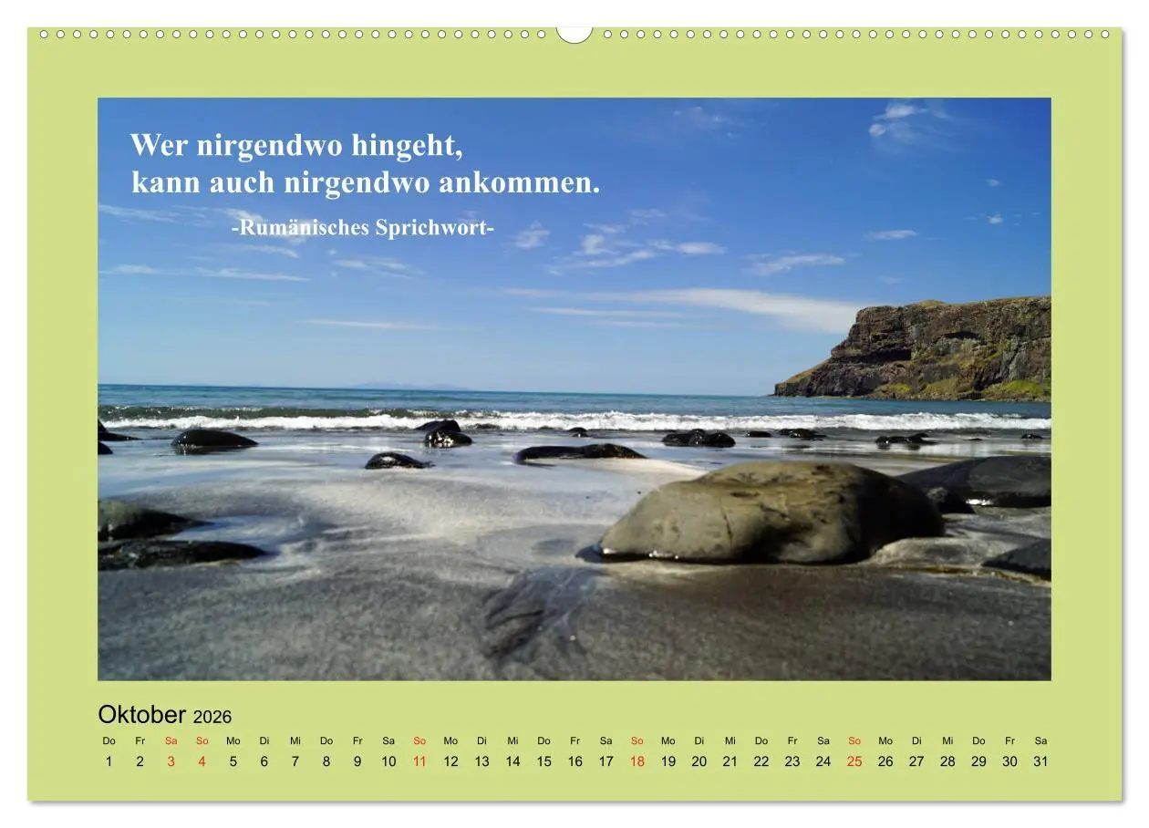Bild: 9783457917985 | Lebensweisheiten mit Bildern unterlegt (Wandkalender 2026 DIN A2...