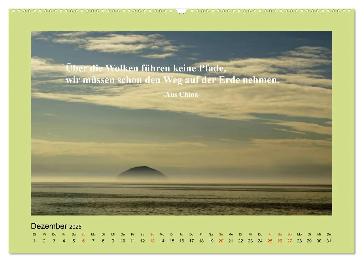 Bild: 9783457917985 | Lebensweisheiten mit Bildern unterlegt (Wandkalender 2026 DIN A2...