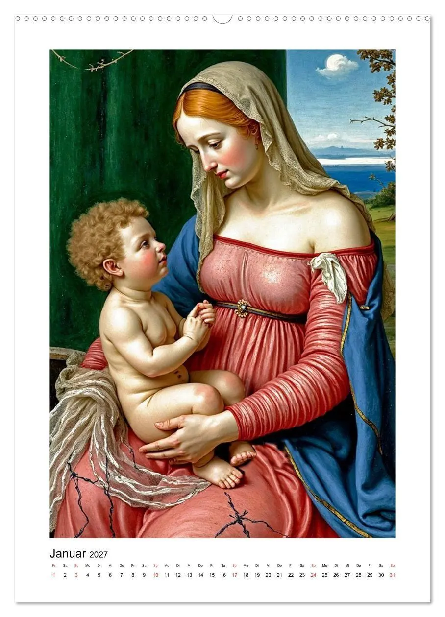 Bild: 9783516937985 | Marienbilder der Renaissance neu interpretiert (Wandkalender 2027...