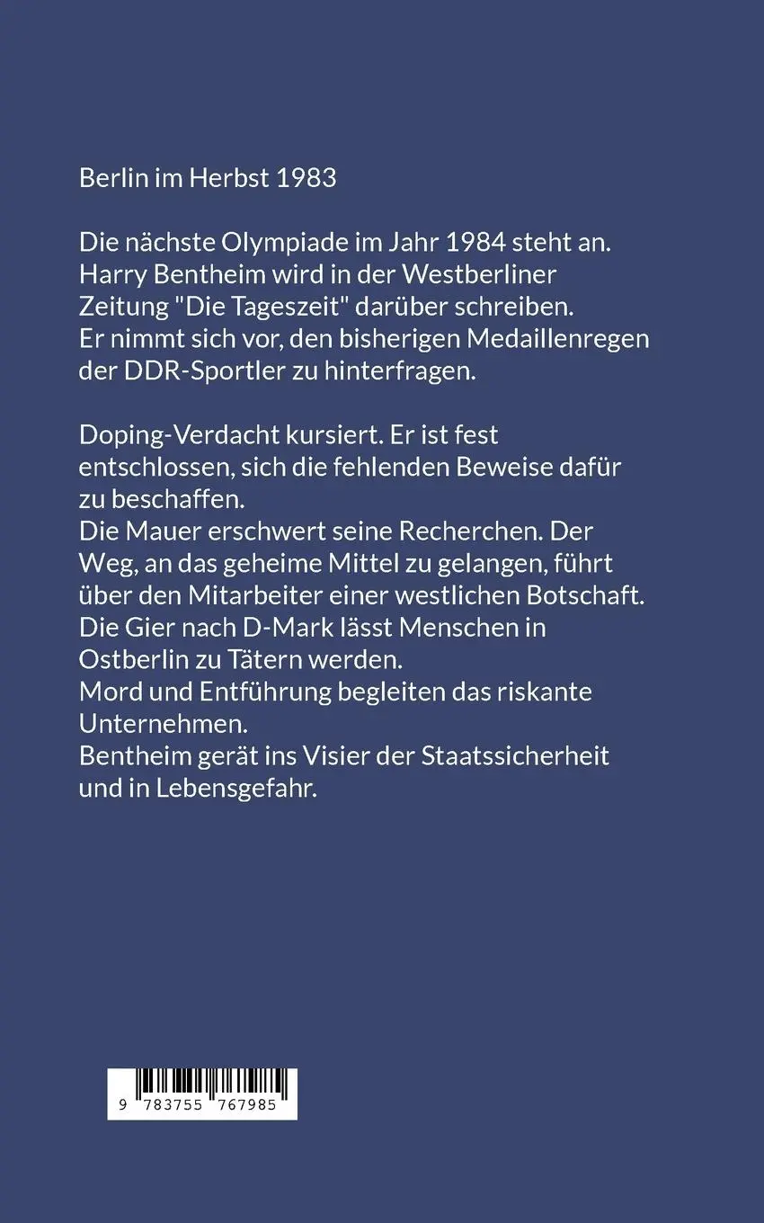 Rückseite: 9783755767985 | Mauer - Mord - Medaillen | Dieter Kermas | Taschenbuch | Paperback