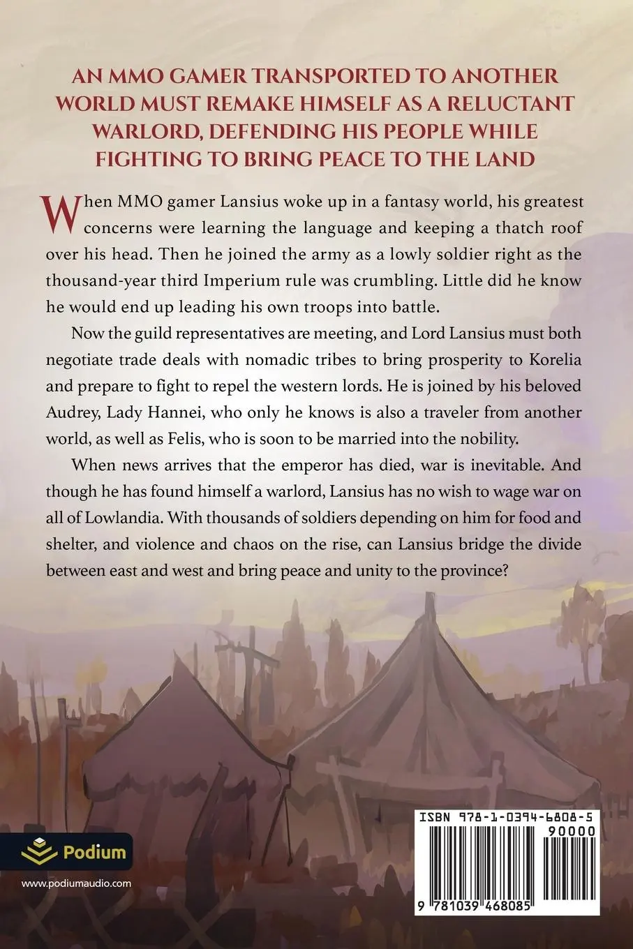 Rückseite: 9781039468085 | The Battle for Korelia | A Medieval Portal Fantasy | Hanne | Buch