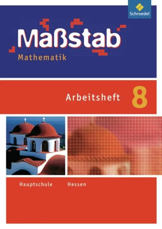 Cover: 9783507848085 | Maßstab Mathematik 8. Arbeitsheft. Hessen | Max Schröder | Broschüre