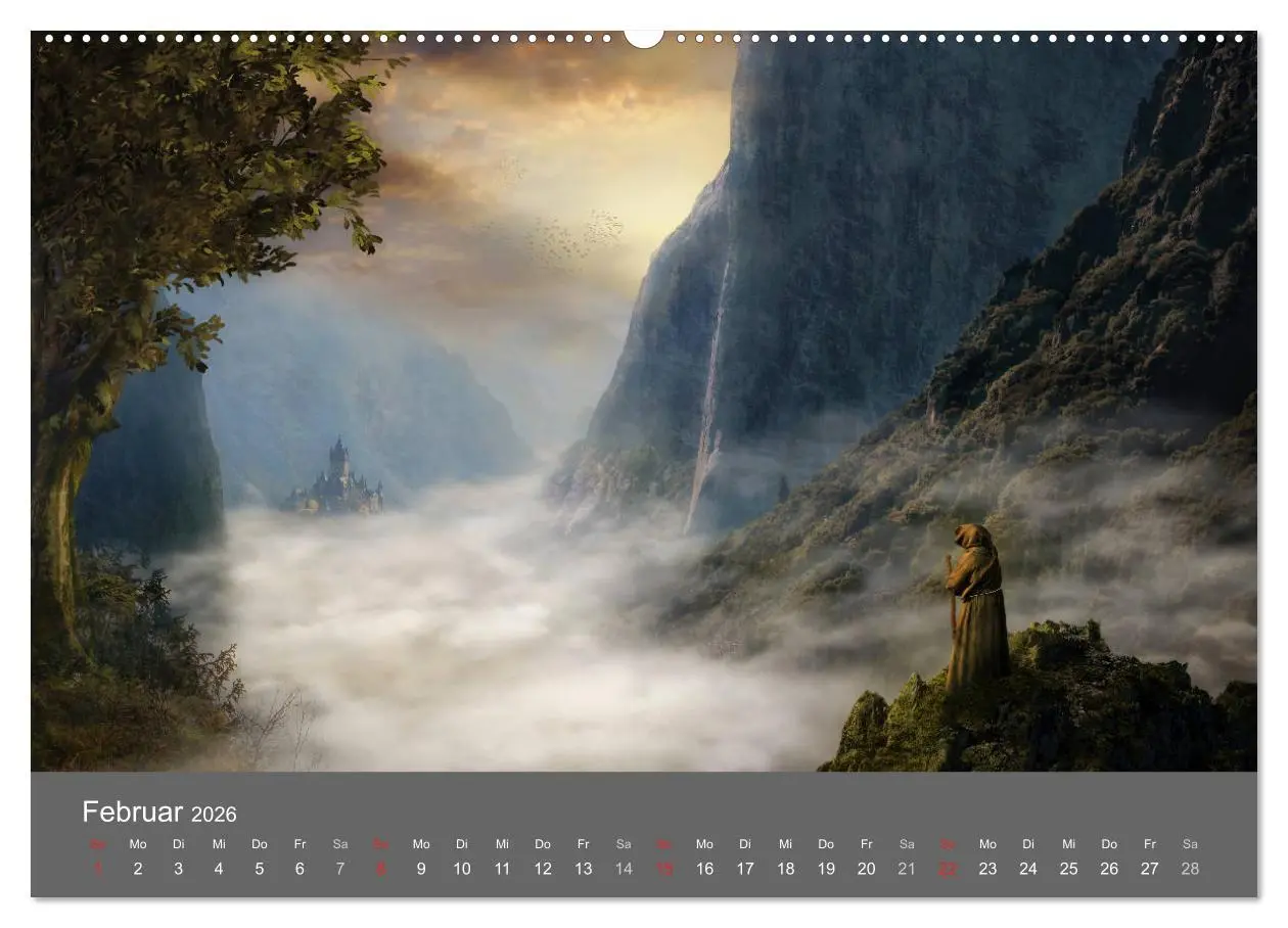 Bild: 9783516068085 | Zwielicht - Fantasylandschaften (hochwertiger Premium Wandkalender...