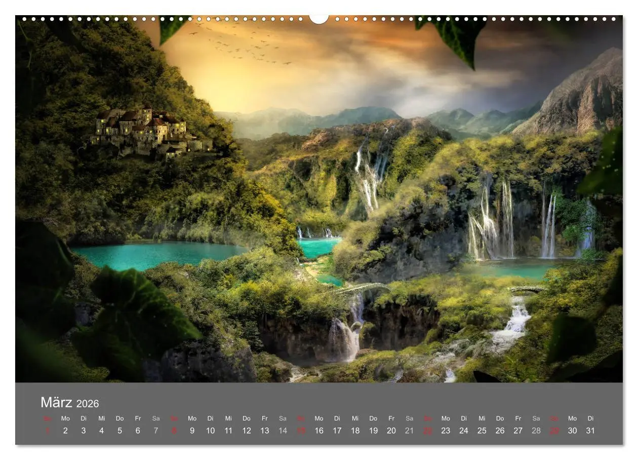 Bild: 9783516068085 | Zwielicht - Fantasylandschaften (hochwertiger Premium Wandkalender...