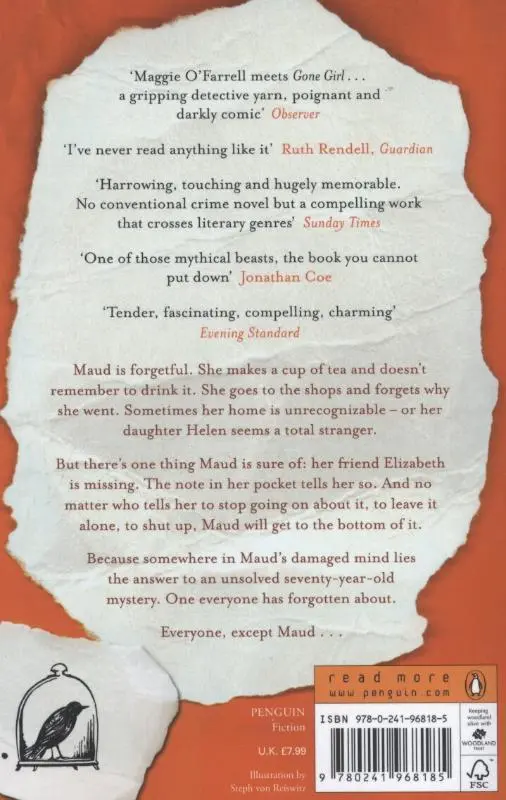 Rückseite: 9780241968185 | Elizabeth is Missing | Emma Healey | Taschenbuch | 274 S. | Englisch