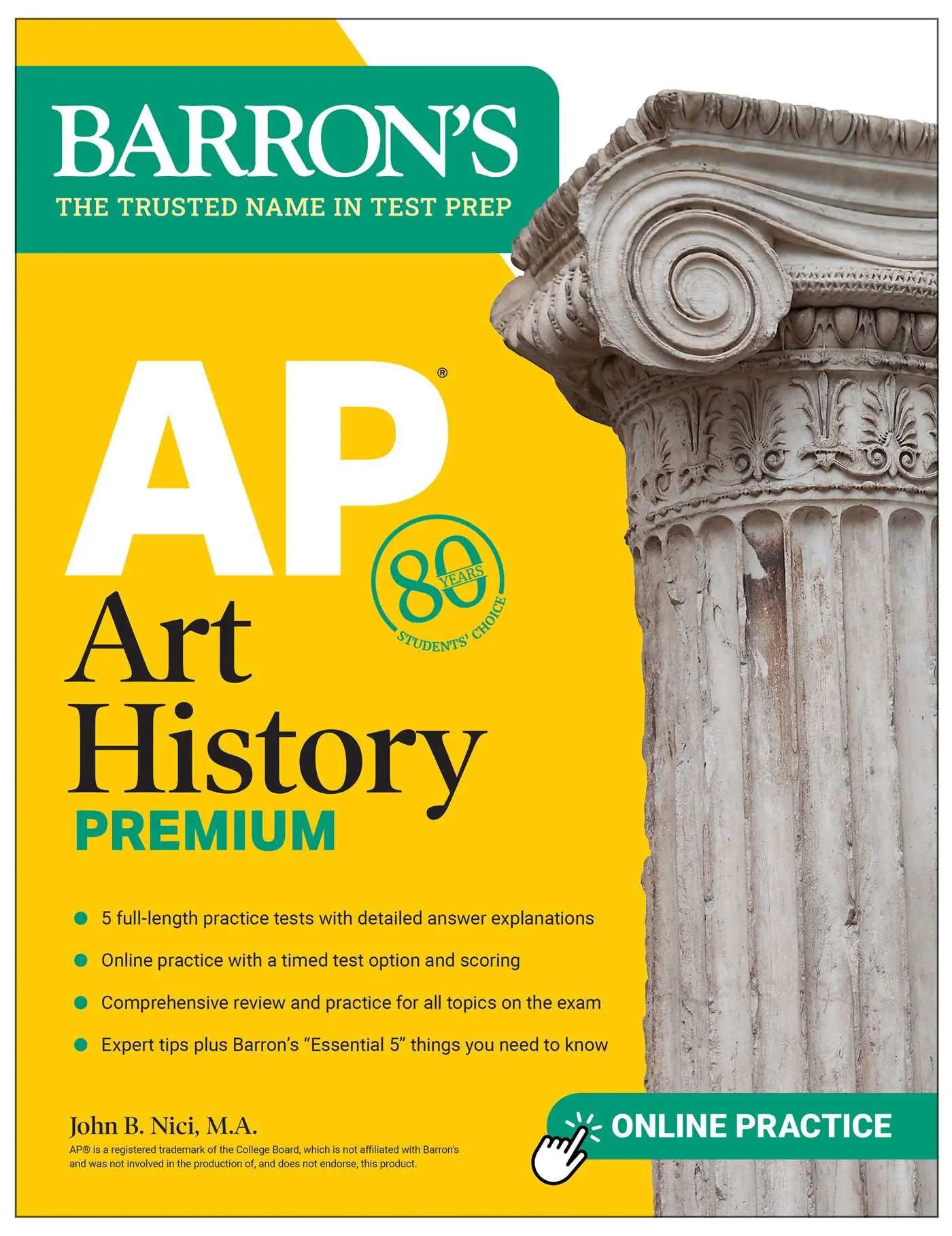 Cover: 9781506288185 | AP Art History Premium, Sixth Edition: Prep Book with 5 Practice...