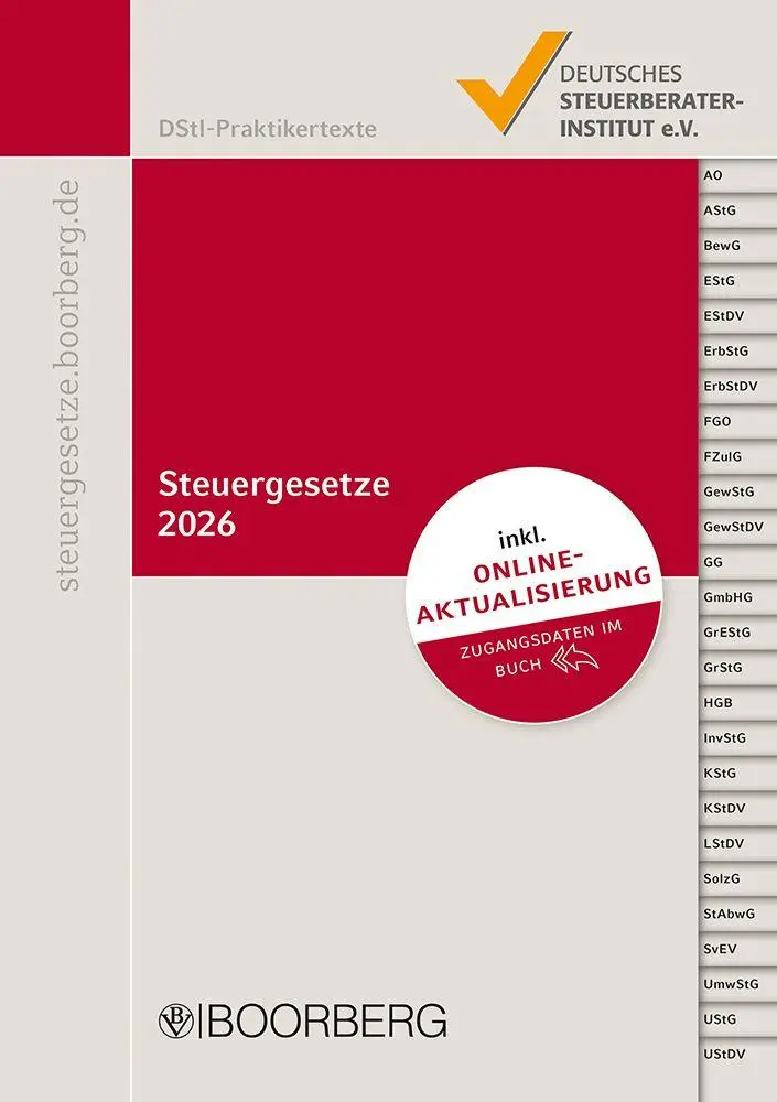Cover: 9783415078185 | Steuergesetze 2026 | Deutsches Steuerberaterinstitut e. V. | Buch