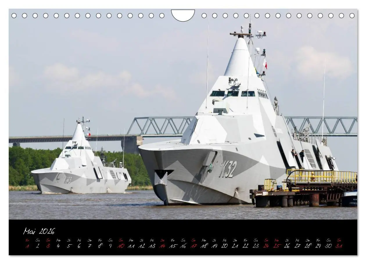 Bild: 9783516128185 | Schiffe - Unterwegs in Norddeutschland (Wandkalender 2026 DIN A4...