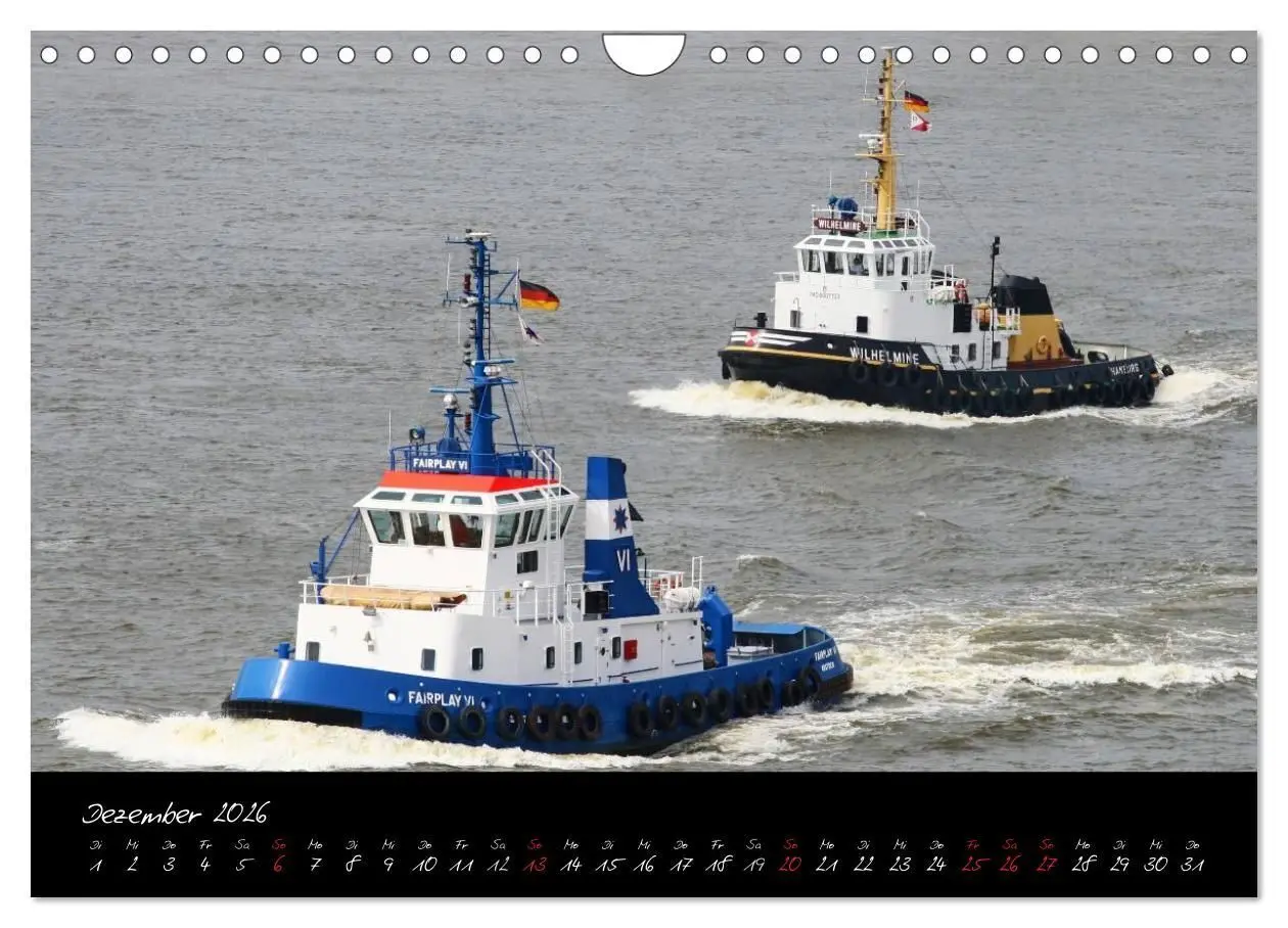 Bild: 9783516128185 | Schiffe - Unterwegs in Norddeutschland (Wandkalender 2026 DIN A4...