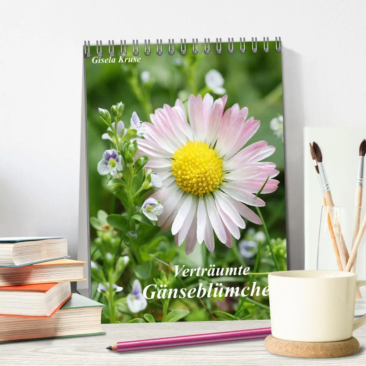 Bild: 9783516368185 | Verträumte Gänseblümchen (Tischkalender 2026 DIN A5 hoch), CALVENDO...