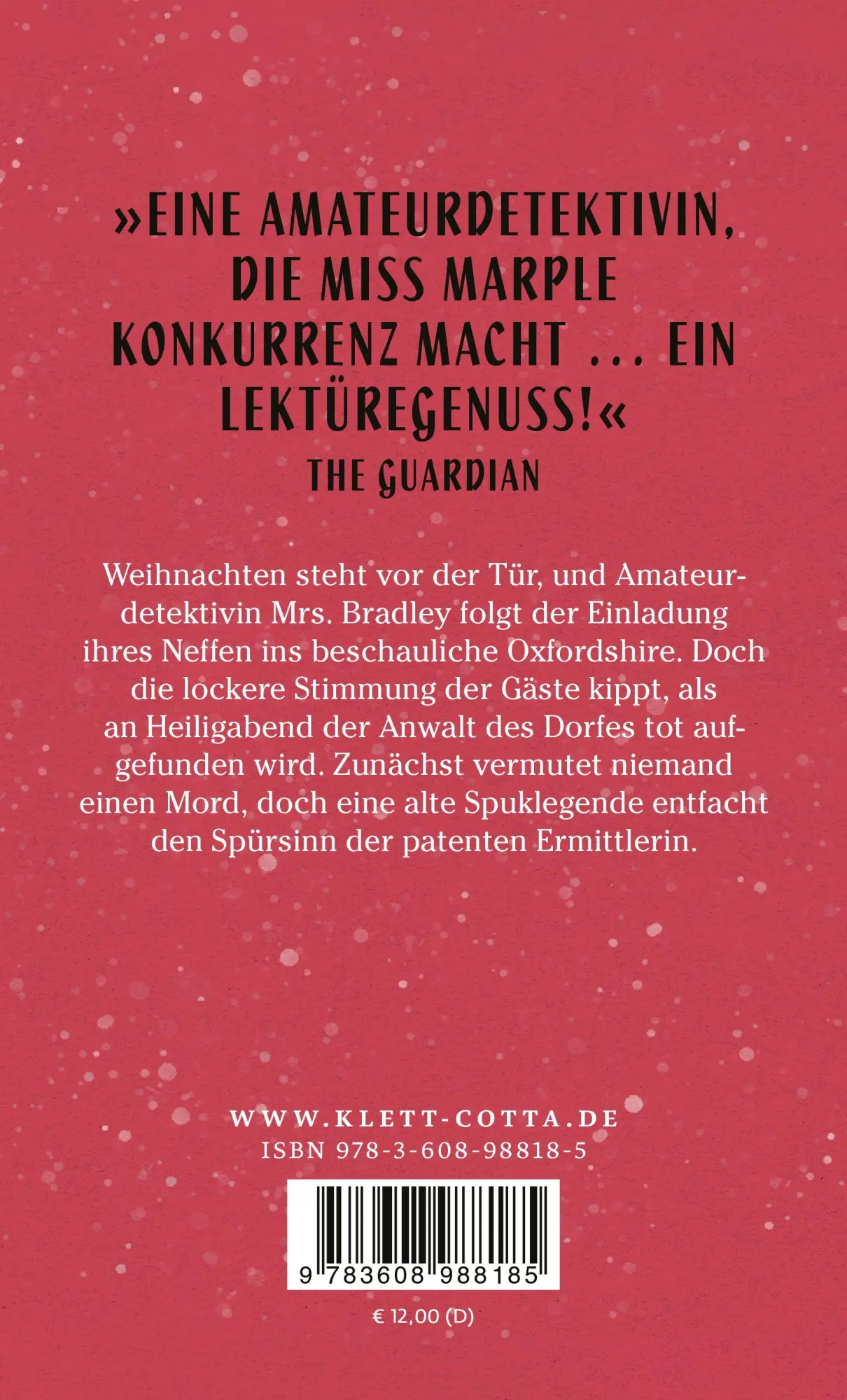 Rückseite: 9783608988185 | Geheimnis am Weihnachtsabend | Eine weihnachtliche Kriminalgeschichte