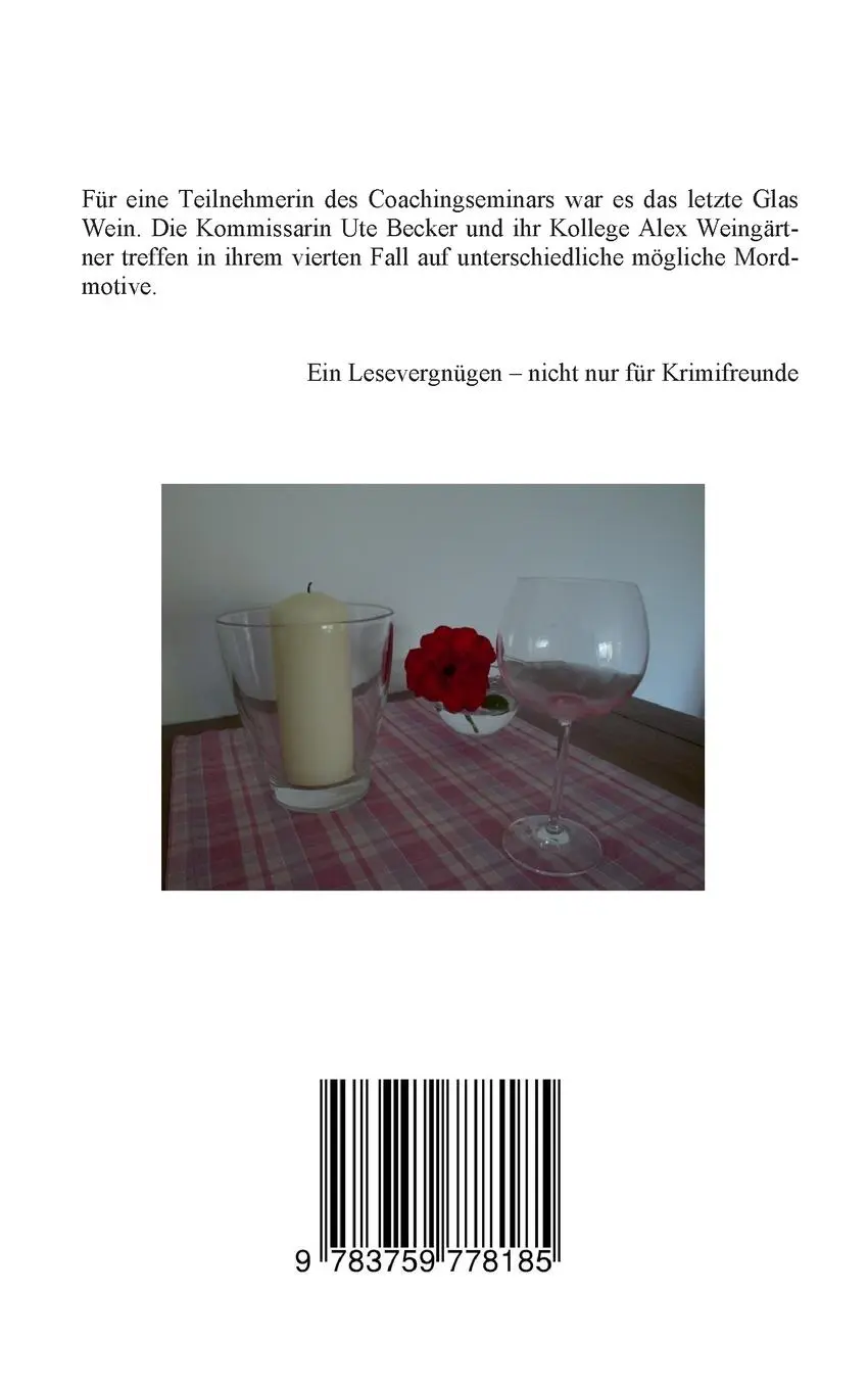 Rückseite: 9783759778185 | Feierabend | Ein badischer Krimi | Jutta Ebersberg | Taschenbuch