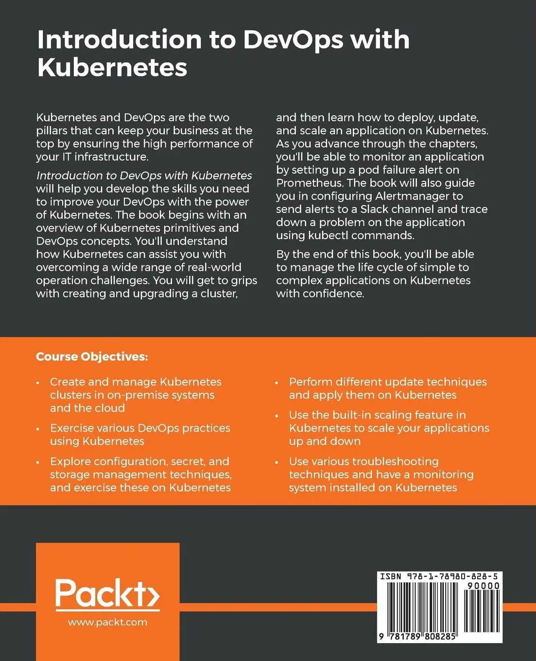 Rückseite: 9781789808285 | Introduction to DevOps with Kubernetes | Onur Y¿lmaz (u. a.) | Buch