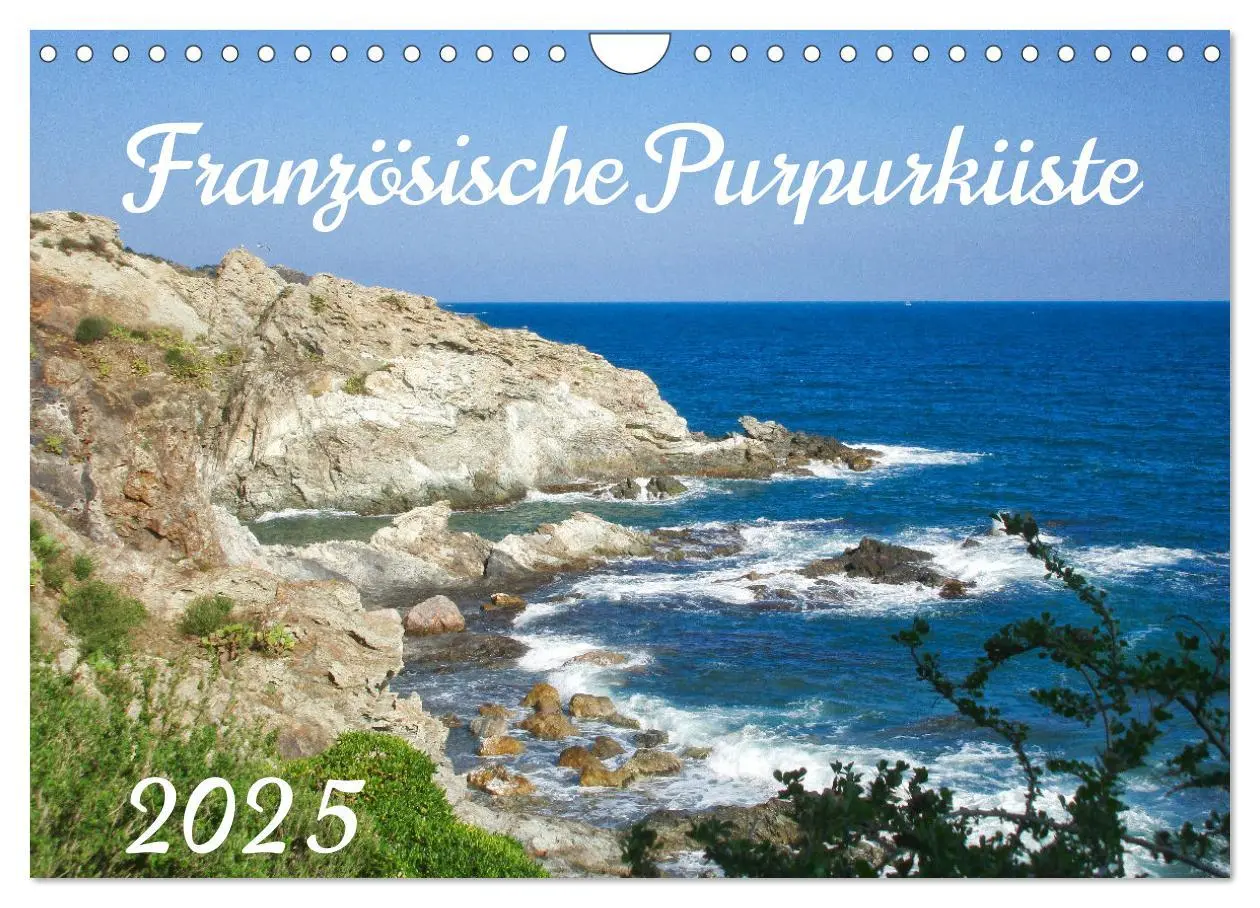 Cover: 9783383918285 | Französische Purpurküste (Wandkalender 2025 DIN A4 quer), CALVENDO...