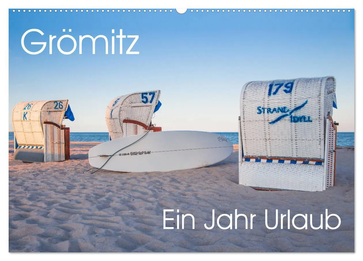 Cover: 9783516118285 | Grömitz - Ein Jahr Urlaub (Wandkalender 2026 DIN A2 quer), CALVENDO...