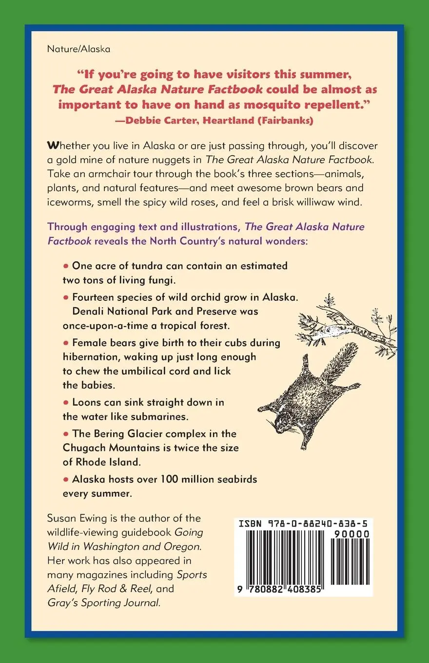 Rückseite: 9780882408385 | The Great Alaska Nature Factbook | Susan Ewing | Taschenbuch | 2011