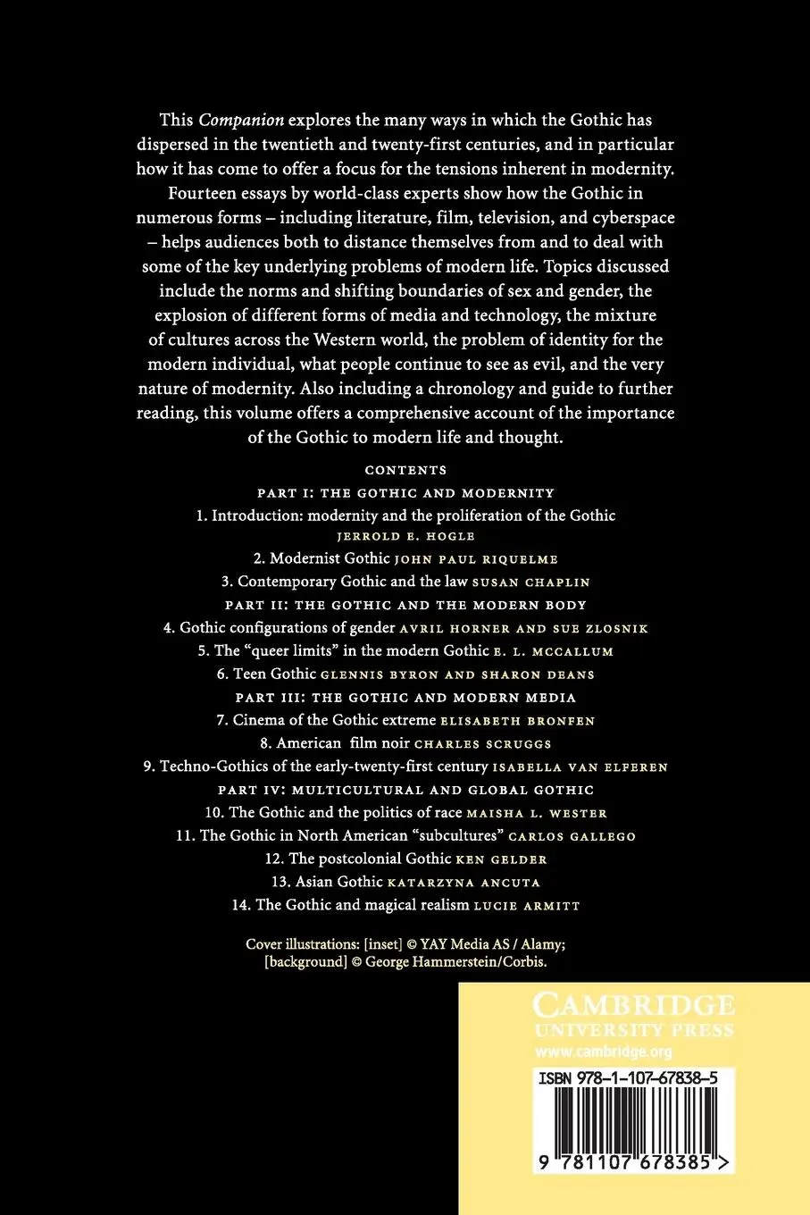 Rückseite: 9781107678385 | The Cambridge Companion to the Modern Gothic | Jerrold E. Hogle | Buch