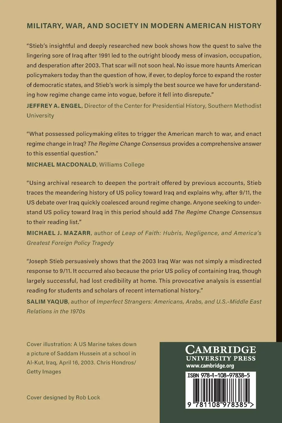 Rückseite: 9781108978385 | The Regime Change Consensus | Joseph Stieb | Taschenbuch | Englisch