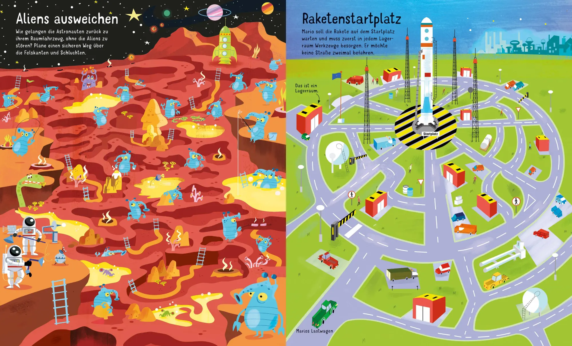 Bild: 9781789418385 | Puzzle &amp; Buch: Labyrinthe-Reise durchs All | Sam Smith | Spiel | 24 S.