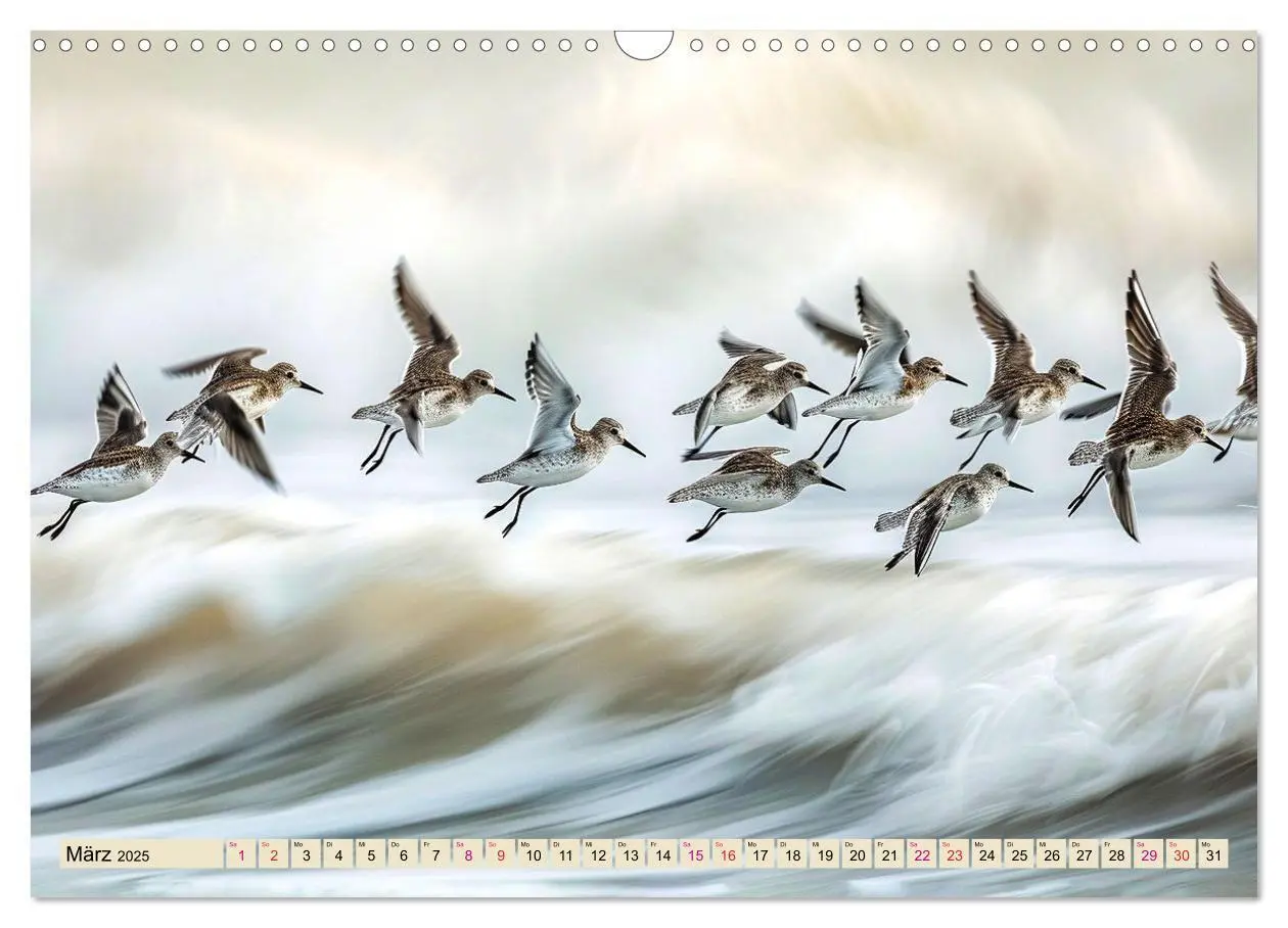 Bild: 9783383768385 | Strandläufer - immer flink unterwegs (Wandkalender 2025 DIN A3...