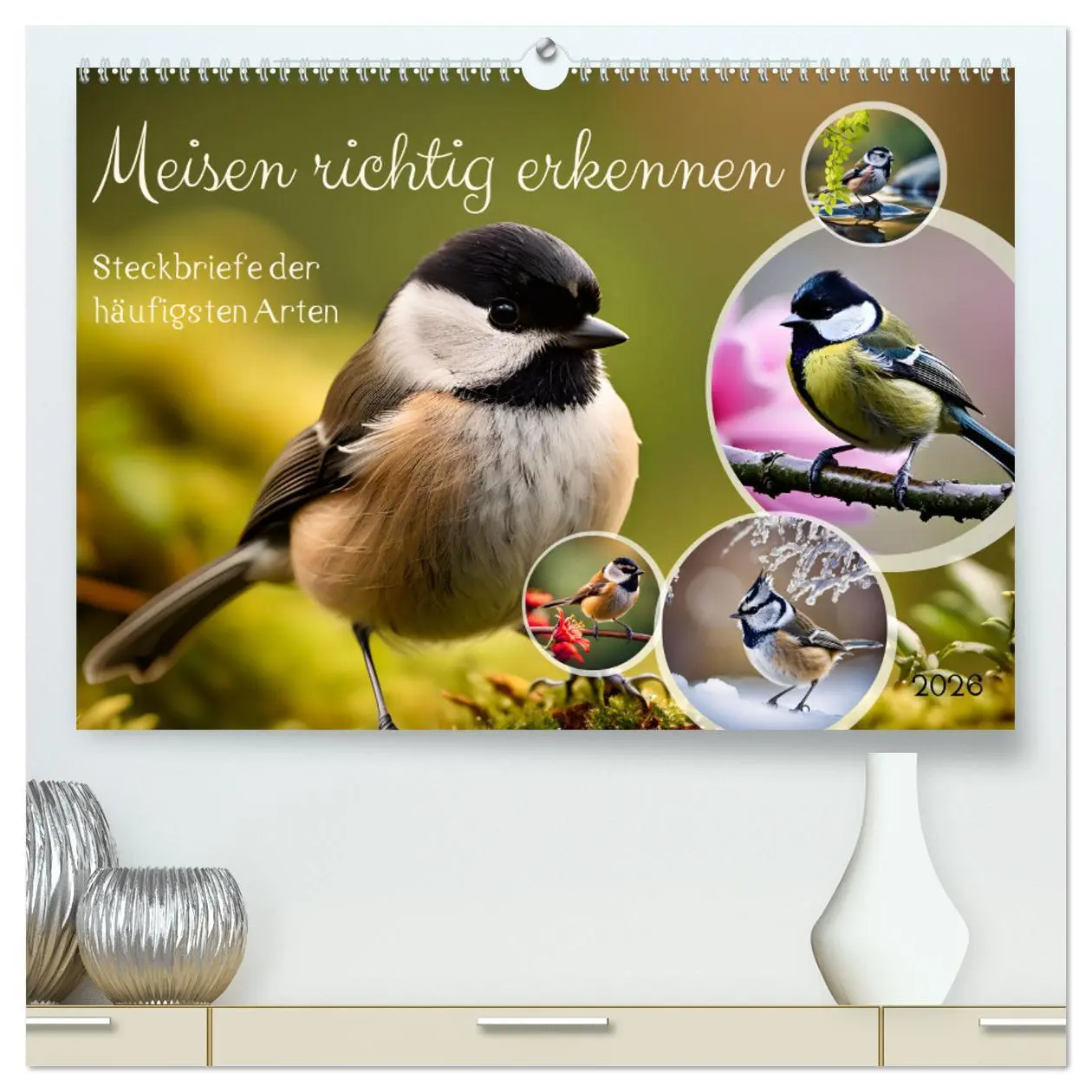 Cover: 9783457258385 | Meisen richtig erkennen (hochwertiger Premium Wandkalender 2026 DIN...