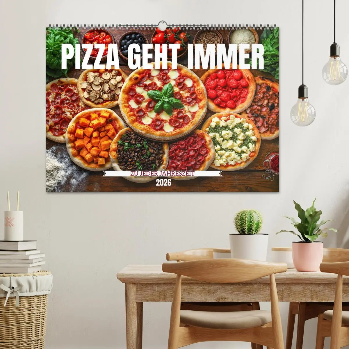 Bild: 9783457328385 | Pizza geht immer - Zu jeder Jahreszeit (Wandkalender 2026 DIN A2...
