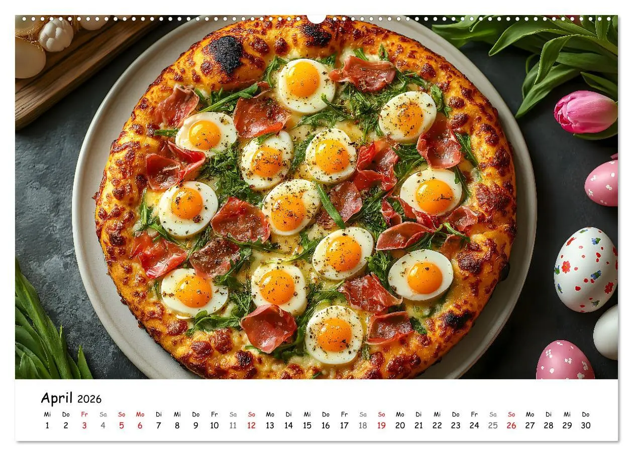 Bild: 9783457328385 | Pizza geht immer - Zu jeder Jahreszeit (Wandkalender 2026 DIN A2...