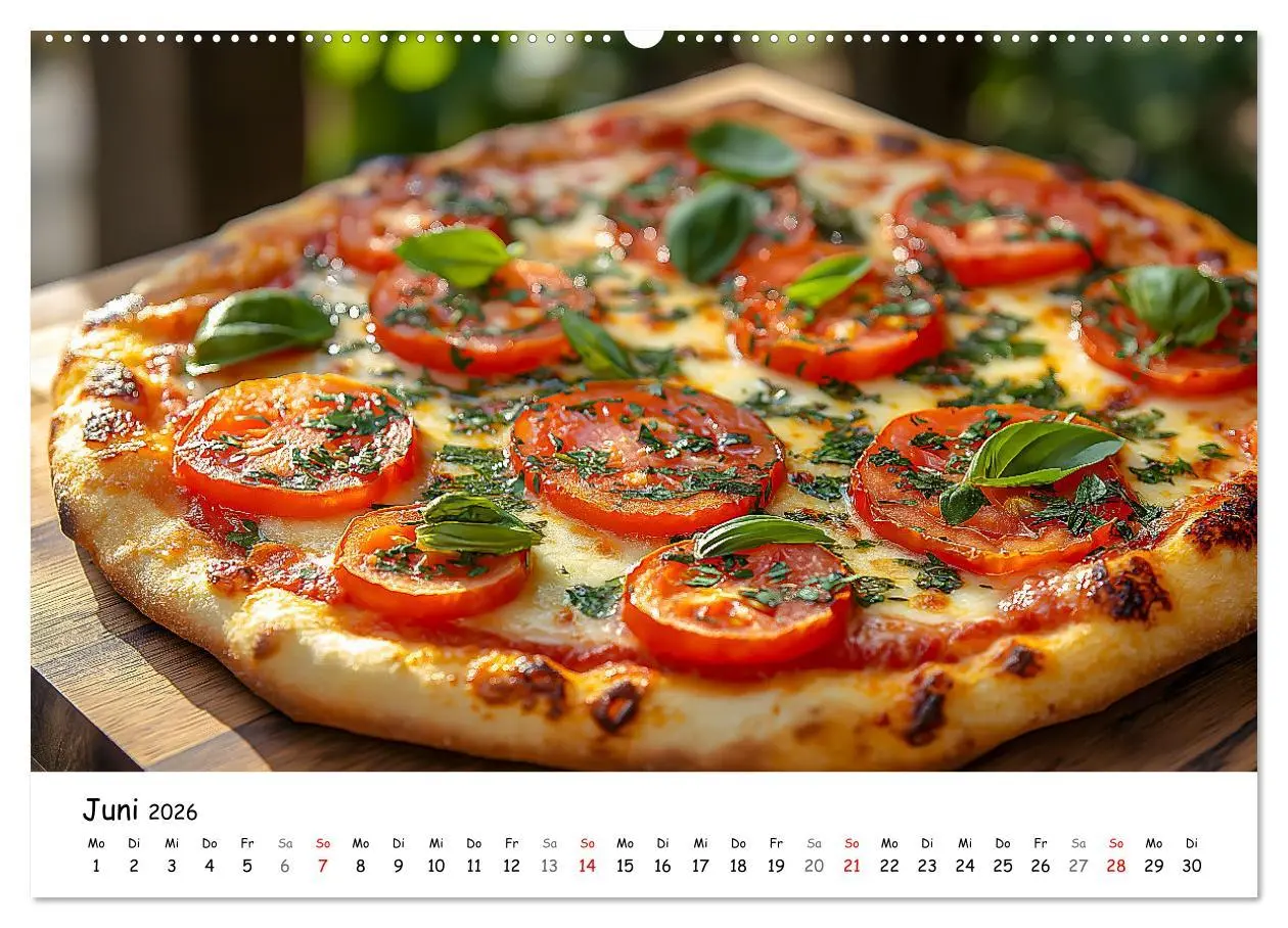 Bild: 9783457328385 | Pizza geht immer - Zu jeder Jahreszeit (Wandkalender 2026 DIN A2...