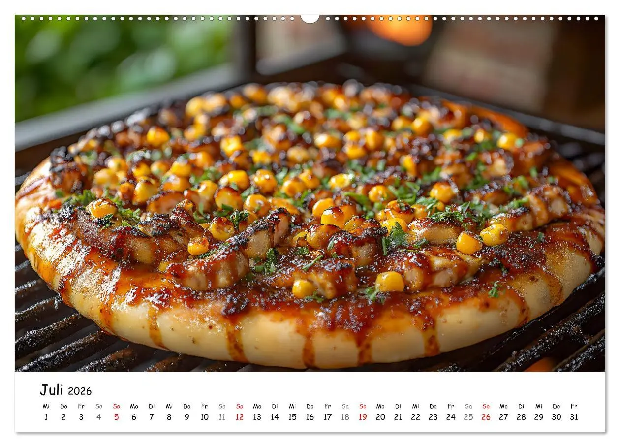 Bild: 9783457328385 | Pizza geht immer - Zu jeder Jahreszeit (Wandkalender 2026 DIN A2...