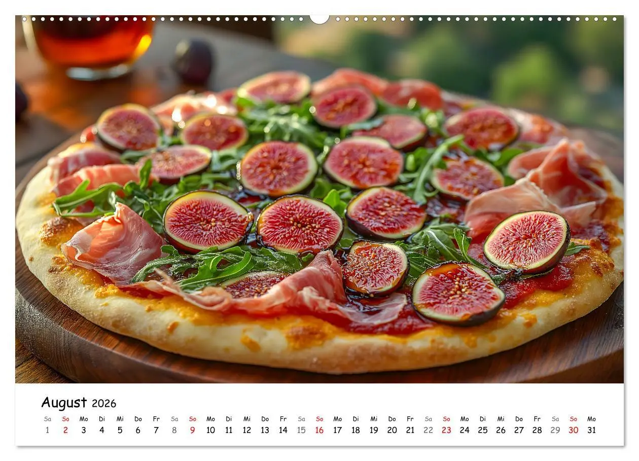 Bild: 9783457328385 | Pizza geht immer - Zu jeder Jahreszeit (Wandkalender 2026 DIN A2...