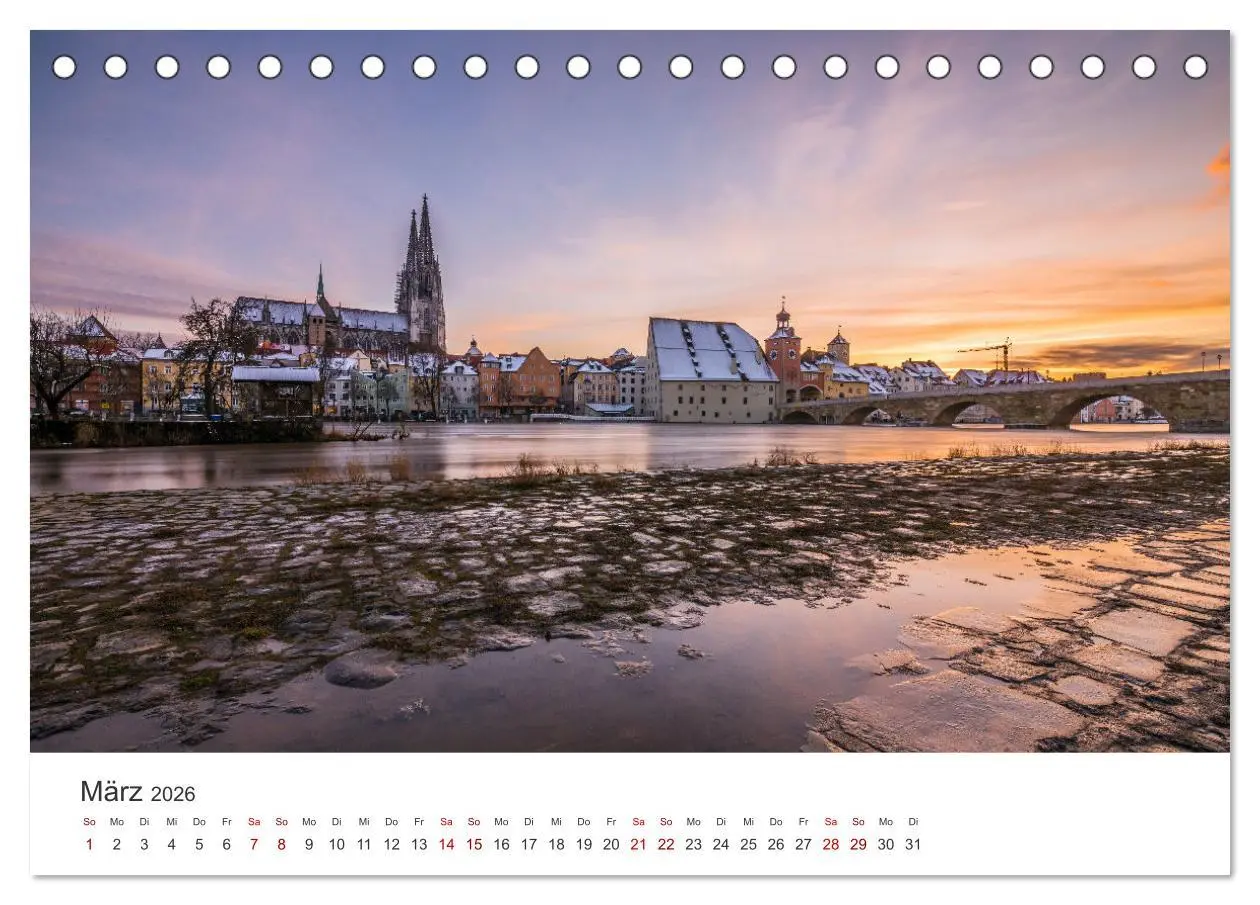 Bild: 9783457638385 | Regensburg kunstvoll in Szene gesetzt (Tischkalender 2026 DIN A5...