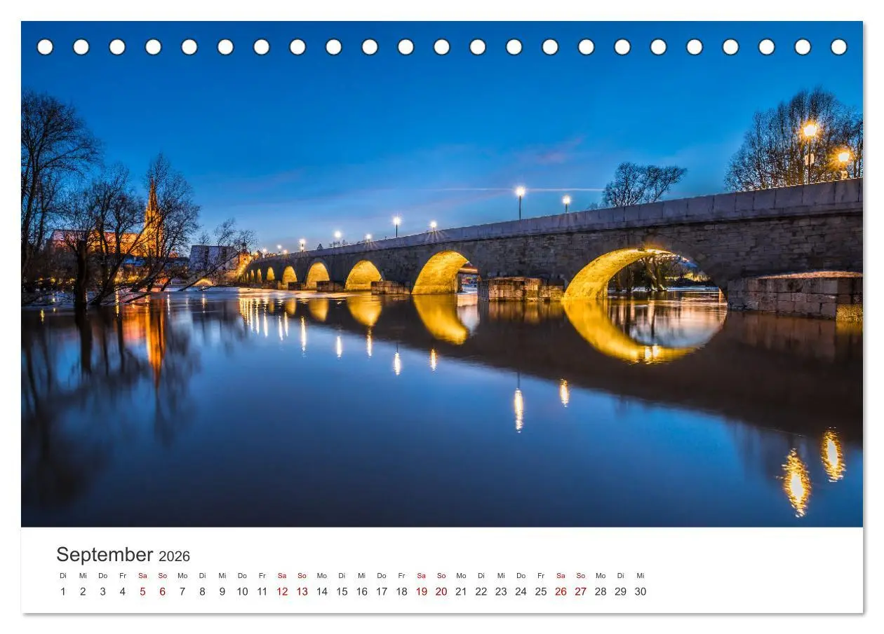 Bild: 9783457638385 | Regensburg kunstvoll in Szene gesetzt (Tischkalender 2026 DIN A5...