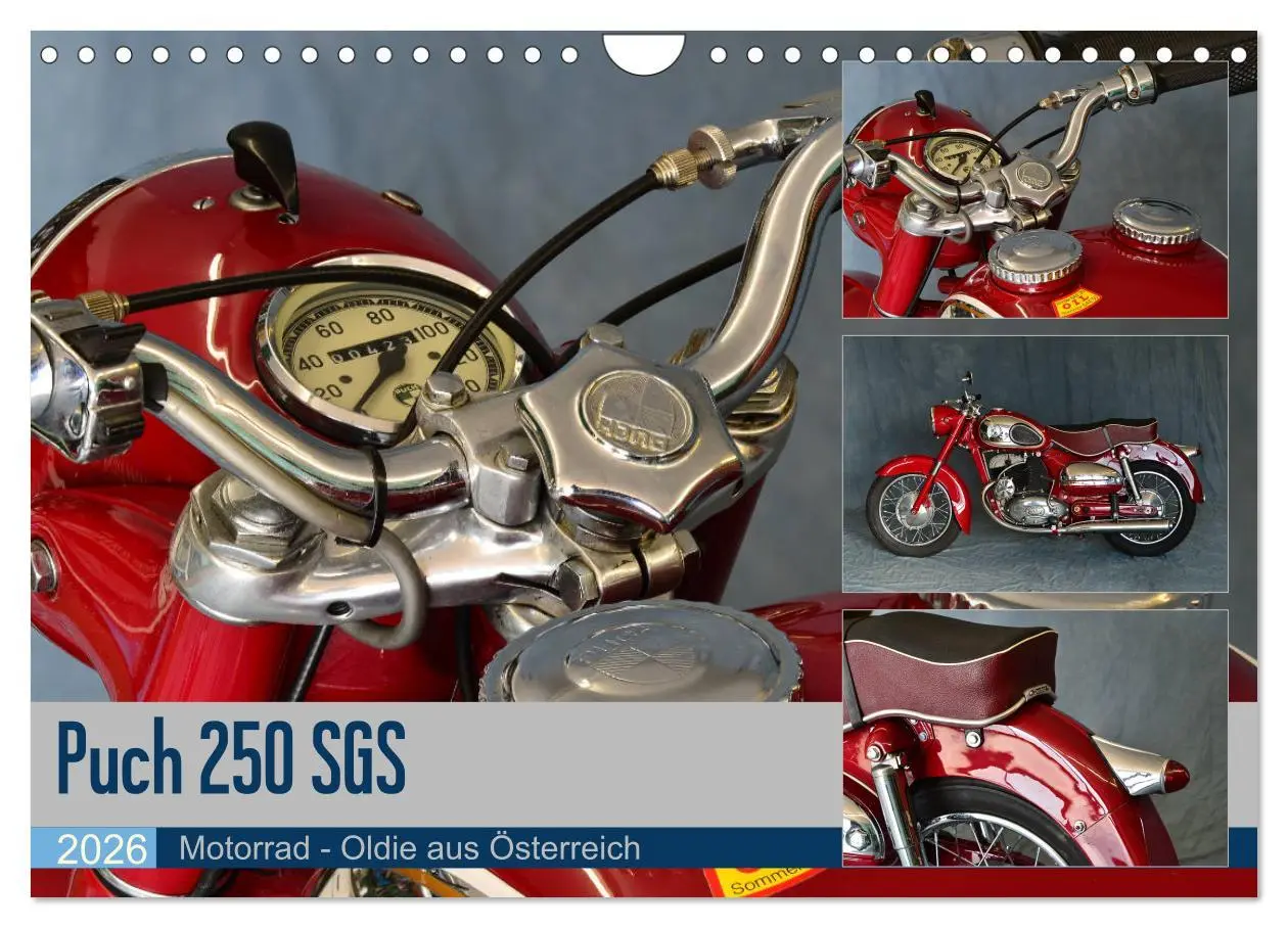 Cover: 9783457878385 | Puch 250 SGS Motorrad - Oldie aus Österreich (Wandkalender 2026 DIN...
