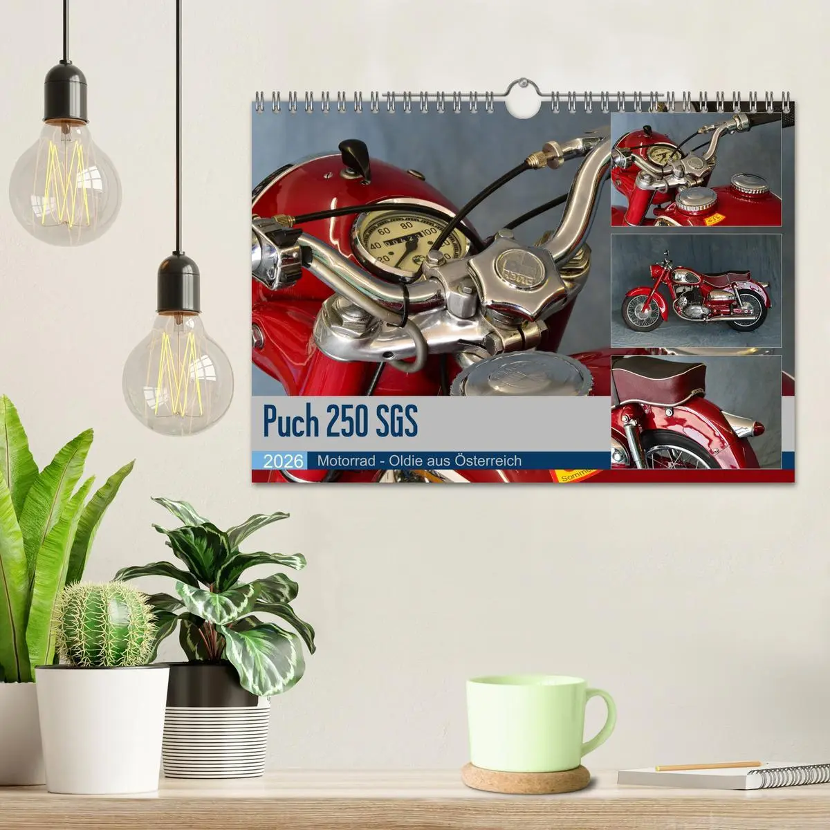 Bild: 9783457878385 | Puch 250 SGS Motorrad - Oldie aus Österreich (Wandkalender 2026 DIN...