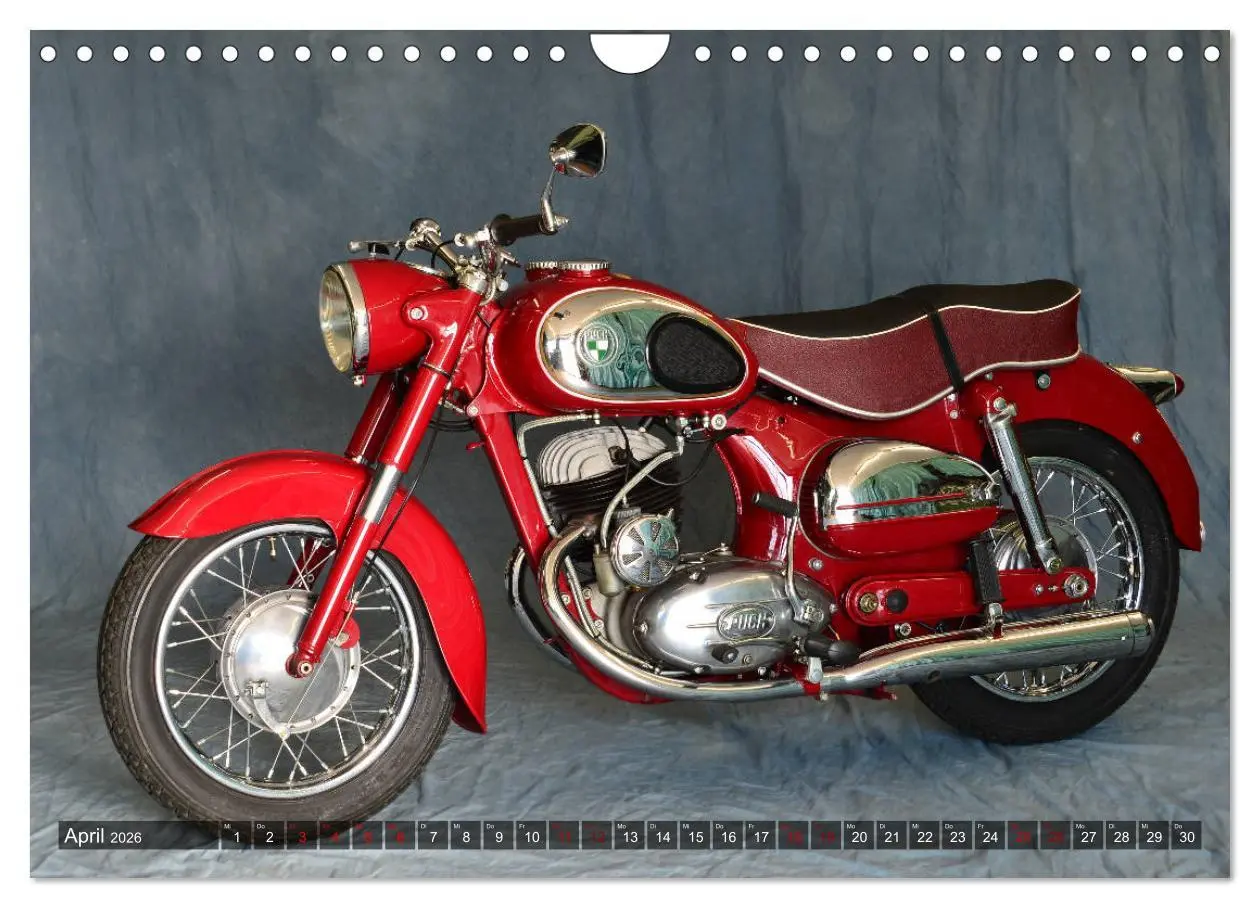 Bild: 9783457878385 | Puch 250 SGS Motorrad - Oldie aus Österreich (Wandkalender 2026 DIN...