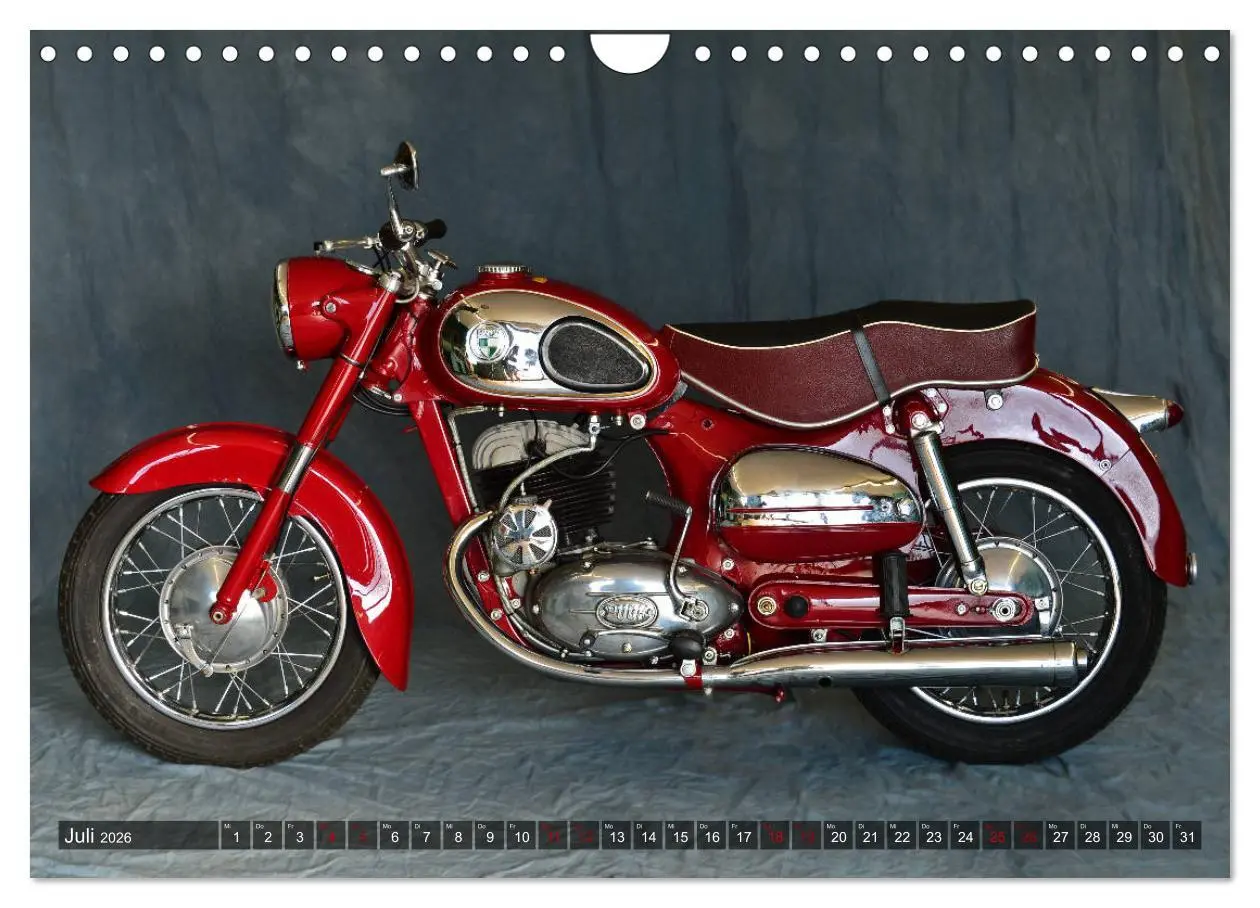 Bild: 9783457878385 | Puch 250 SGS Motorrad - Oldie aus Österreich (Wandkalender 2026 DIN...
