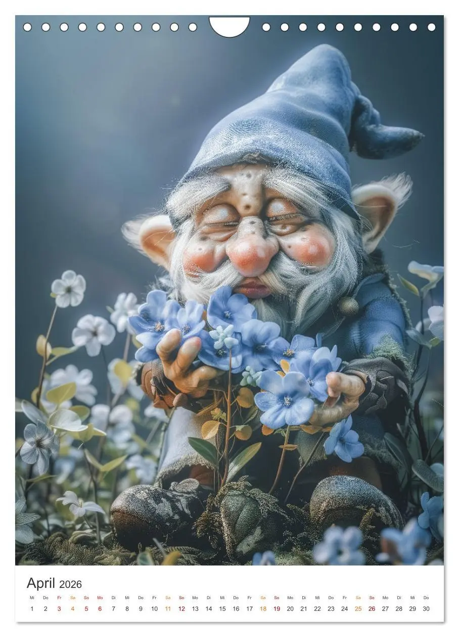 Bild: 9783516278385 | Zwerge und Wichtel (Wandkalender 2026 DIN A4 hoch), CALVENDO...