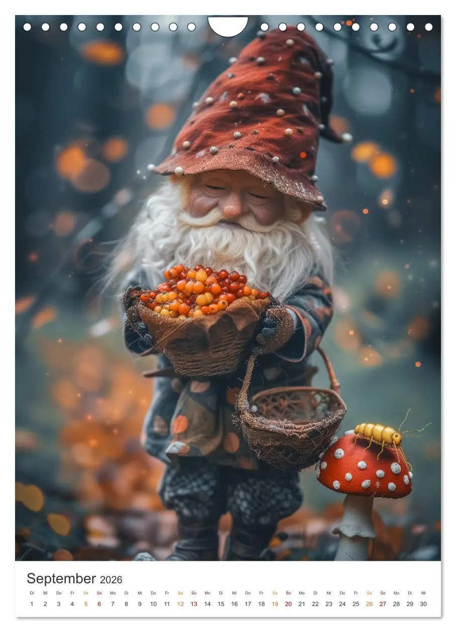 Bild: 9783516278385 | Zwerge und Wichtel (Wandkalender 2026 DIN A4 hoch), CALVENDO...