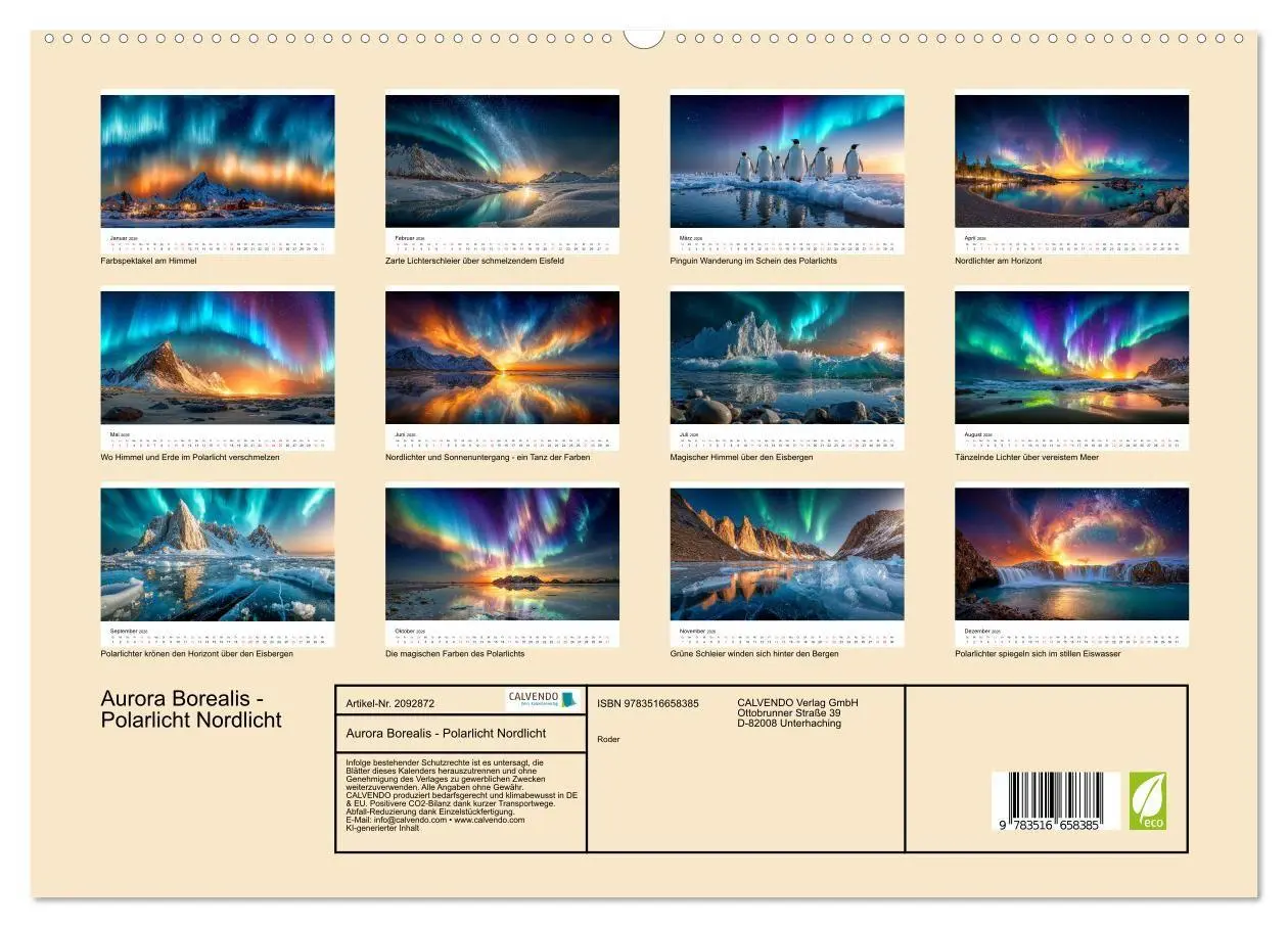 Bild: 9783516658385 | Aurora Borealis - Polarlicht Nordlicht (hochwertiger Premium...