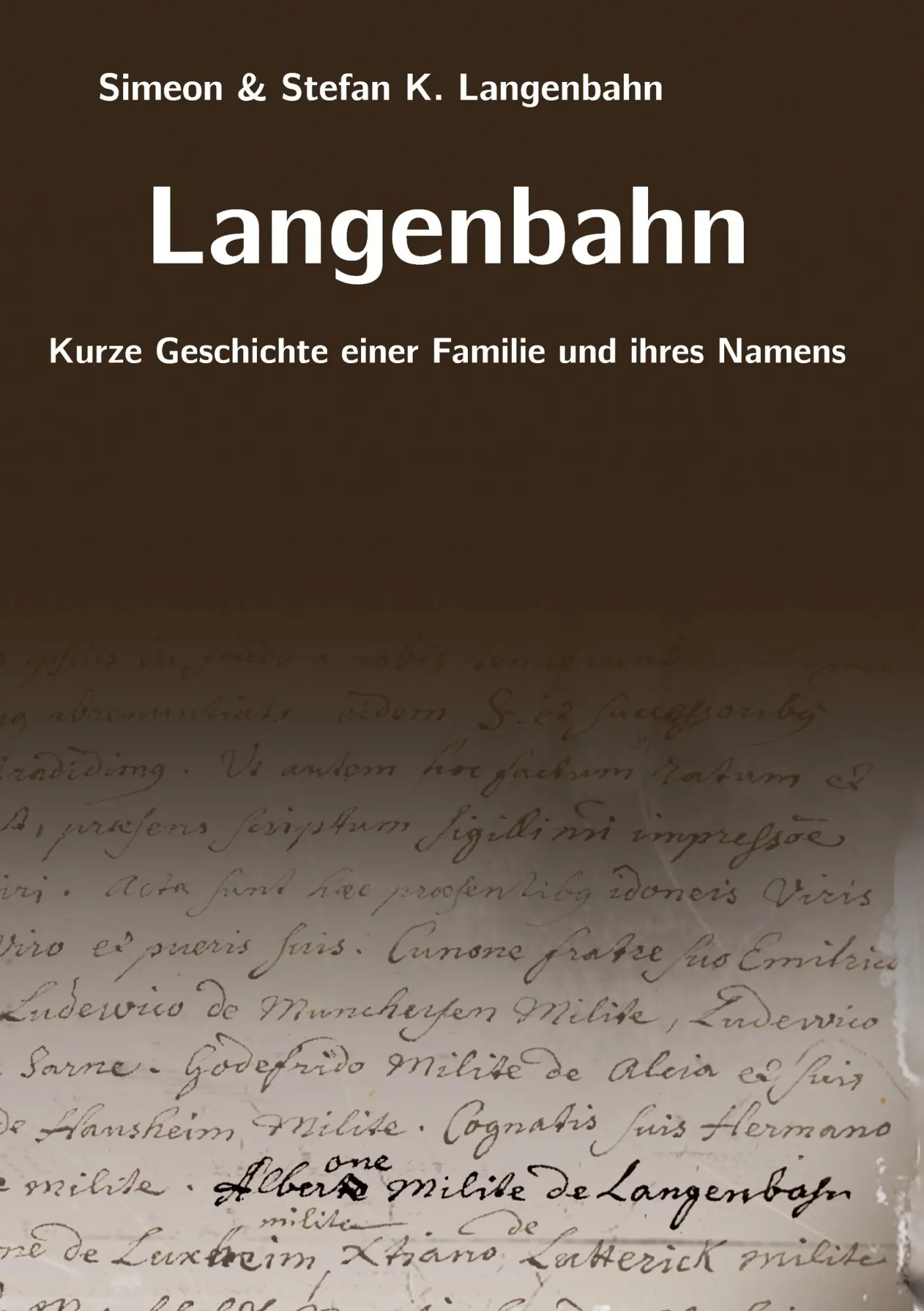 Cover: 9783732238385 | Langenbahn | Kurze Geschichte einer Familie und ihres Namens | Buch